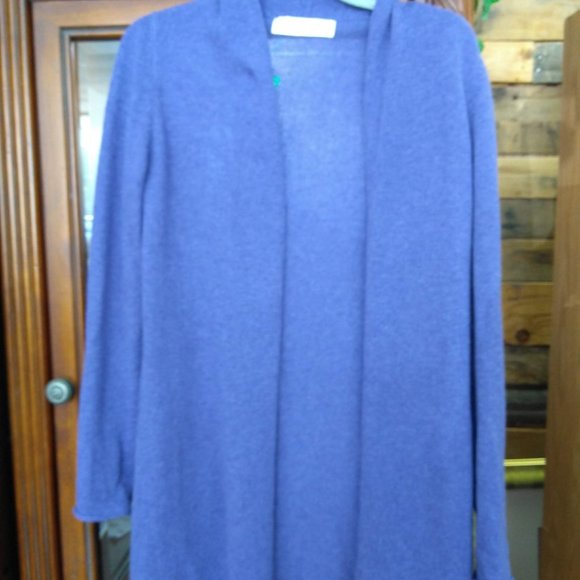 LAMBERTO LOSANI Purple Cashmere Cardigan S - Picture 4 of 6